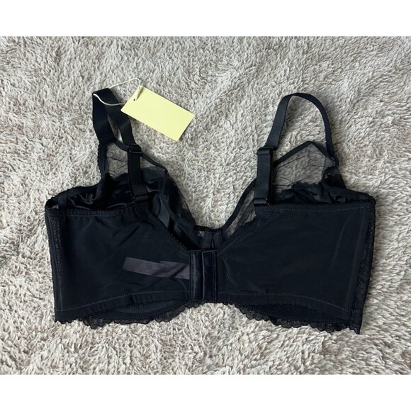 LUVLETTE 85G 38G Bra underwire Black Lace New - Picture 4 of 12